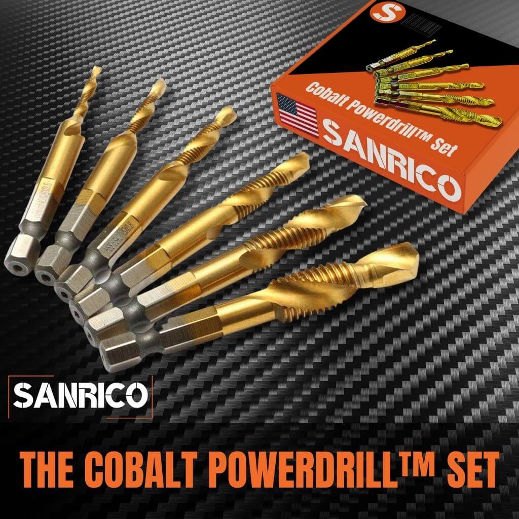 PowerDrill Cobalt Drill Bit Set 