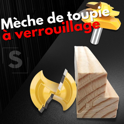 45 Degree Lock Router Bit - 12mm Shank 